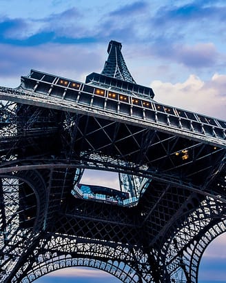 Close-up op de Eiffeltoren - Parijs