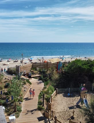 Accès direct à la plage