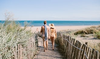 Camping Sérignan Plage Nature - Uitzicht op het strand