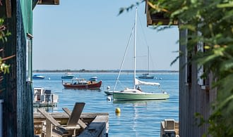 Bestemming Aquitaine - Zeilboten en oesterdorp