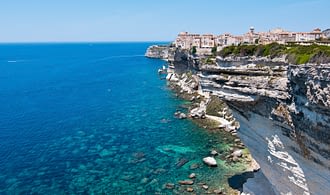 Destination Corse - falaise de Bonifacio