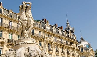 Destination Hérault - Place de la comédie à Montpellier