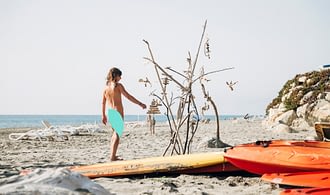 La plage des chênes lièges