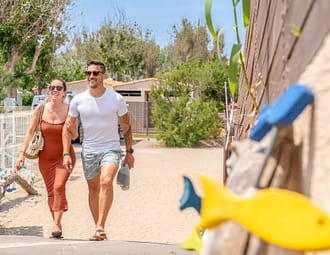 Camping Beauregard Plage - Domaine - chemin vers la plage