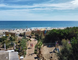 Acc&egrave;s direct &agrave; la plage