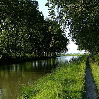 Canal du Midi à Sérignan