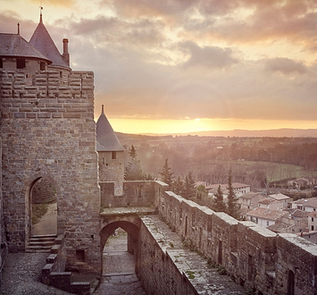 Camping Californie Plage - De regio - Uitzicht over kasteel Carcassonne