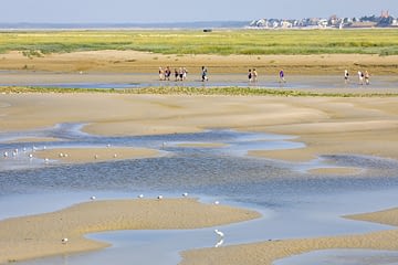Domaine de Drancourt - Baie de Somme - La traversée de la Baie de Somme entre Saint Valéry sur Somme et le Crotoy