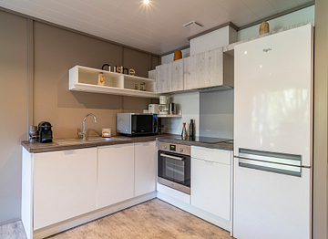 Kitchen, Lodge Kabane <g ctype=\"underlined\">XXL - </g>Ecolodge L\'Etoile d\'Argens Campsite in Fréjus