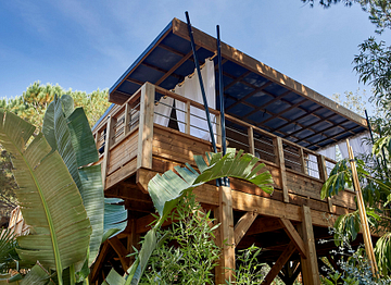 Exterior View, Lodge Kabane on stilts - Ecolodge L\'Etoile d\'Argens Campsite in Fréjus