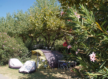 Tent Pitch - Ecolodge L\'Etoile d\'Argens Campsite in Fréjus