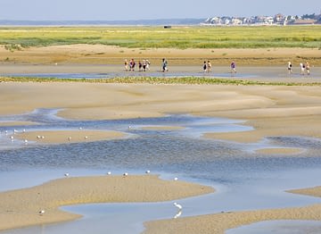 Domaine de Drancourt - Baie de Somme - La traversée de la Baie de Somme entre Saint Valéry sur Somme et le Crotoy
