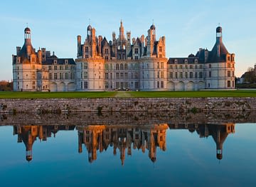 Le Parc du Val de Loire - Loir et Cher - Le palais de Chambord au coucher du soleil