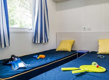 Camping la Sirène - Hébergements - Sirène 2 Clim - 3m - 4 personnes - 2 chambres - Chambre enfant