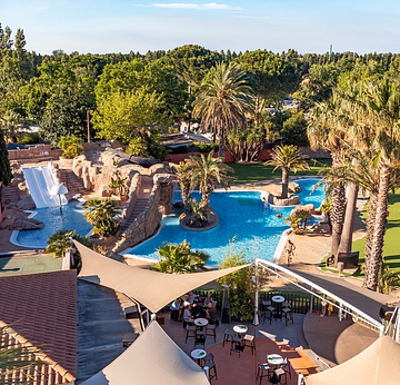 Camping La Sirène - Parque acuático - Vista aérea de la piscina de L\'Hippocampe