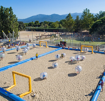 Camping La Sirène - Clubs niños y adolescentes - Vista aérea Bubble foot
