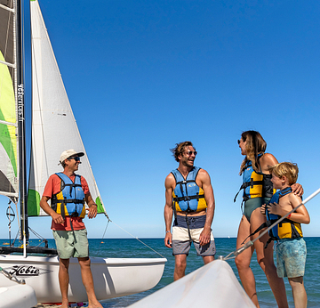 La Sirene campsite - Activities and entertainment - Beach club - catamaran lesson