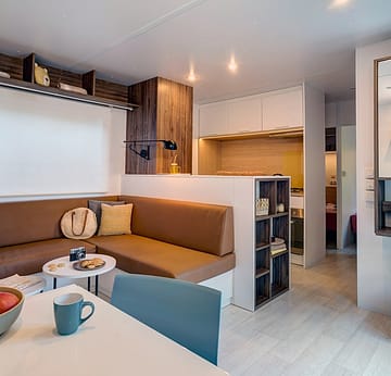 Campingplatz La Sirène - Mietunterkünfte - Cottage 3 - 6 Personen - 3 Zimmer - Wohnzimmer