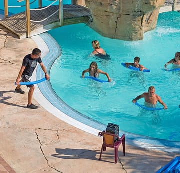 Camping la Sirène - Activités et animation - Cours d\'aquagym