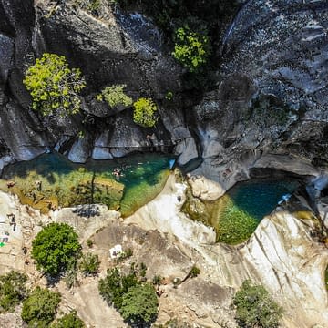 Domaine de Bagheera, Expérience, Cascades de Purcaraccia - Corse