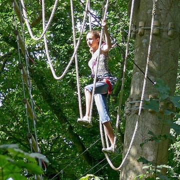 Les Mouettes campsite - Activities and entertainment - Treetop adventure at the Eco Park