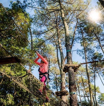 Les Mouettes campsite - Experiences - Penzé - Treetop adventure