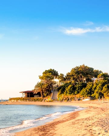 Domaine de Bagheera, Strand, Luftaufnahme vom Strand