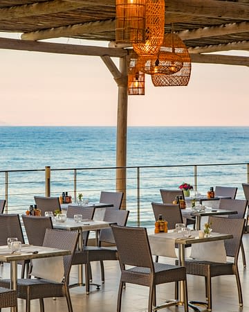 Domaine de Bagheera: Restaurant, Terrasse