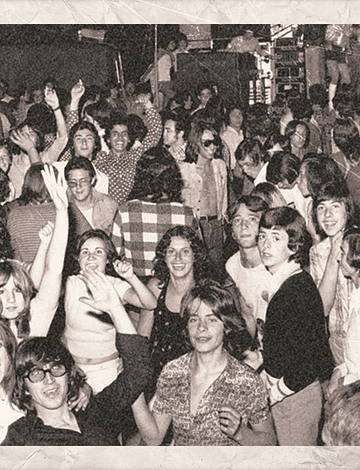 Camping Le Brasilia, geschiedenis, feestavond in de jaren 70