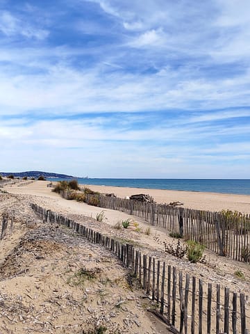 Camping Beauregard Plage - Terrein - Strand achter de duinen