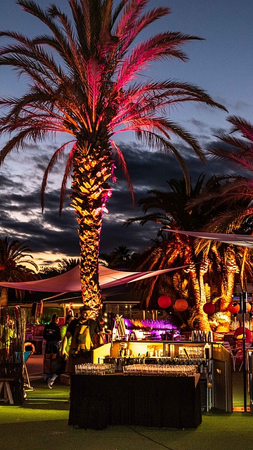 Sirène Holidays - Sirène Events - Soirée sur la terrasse du Sirène Beachs