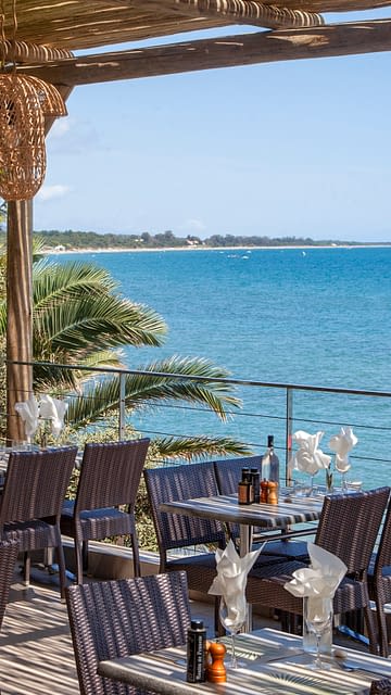 Domaine de Bagheera: Ristorante, terrazza