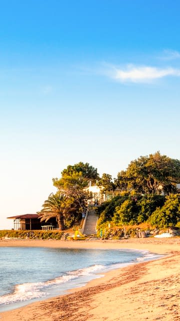 Domaine de Bagheera, Spiaggia, Vista del ristorante