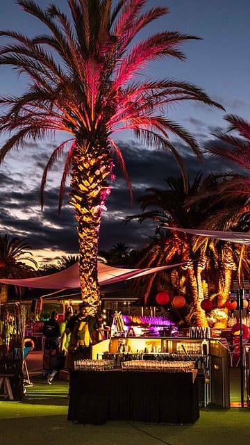 Sirène Holidays - Sirène Events - Soirée sur la terrasse du Sirène Beachs