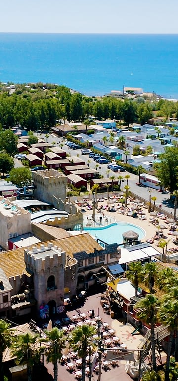 Camping Californie Plage - Vue des infrastructures et de la mer