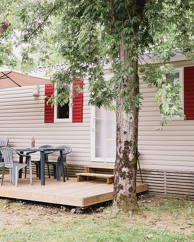 Camping Zelaia - Casa móvil confort para 4 personas - Vista exterior