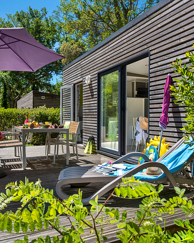 Campsite Les 2 Etangs - Mobil home Confort 6p - Terrace