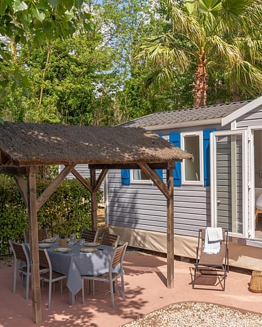 Camping Californie Plage - H&eacute;bergements - Mobil-home Maho Prestige - Vue exterieur