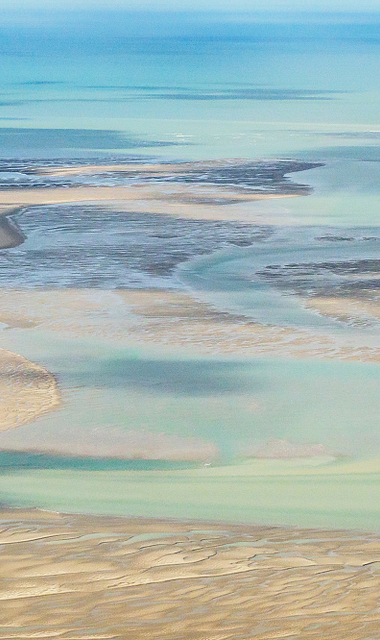 Vue aérienne de la baie de somme © Shutterstock