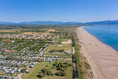 Campingplatz Amfora - Der Campingplatz  - Stellplätze mit Blick auf das Mittelmeer