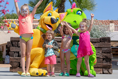 Camping Amfora - Tout pour les enfants - Les enfants et les mascottes du club