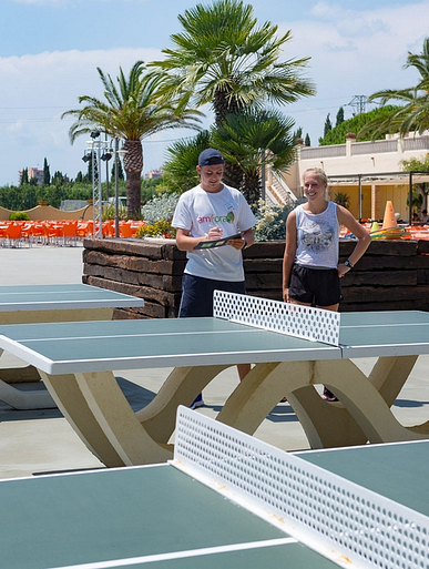 Camping Amfora - Activités et animations - Tournoi de ping pong