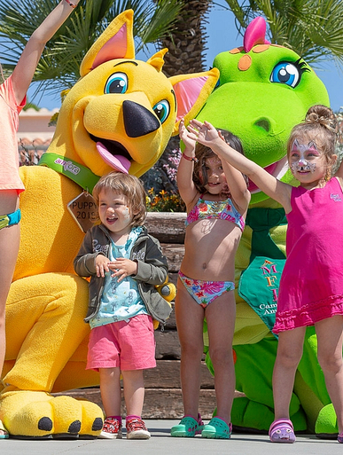 Camping Amfora - Tout pour les enfants - Les enfants et les mascottes du club