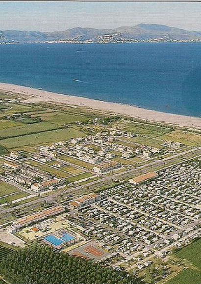 Amfora campsite - History of the campsite - Aerial view of the campsite during the 2000s