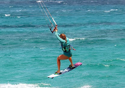 Kitesurf &agrave; S&eacute;rignan