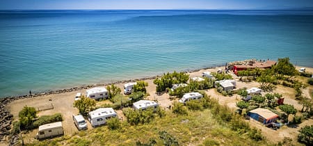 Camping Californie Plage - Accommodaties staanplaatsen met uitzicht op zee