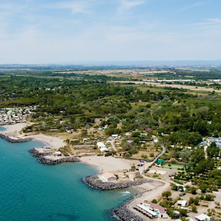 Camping Californie Plage - Vid&eacute;o - Vue a&eacute;rienne des plages des infrastructures