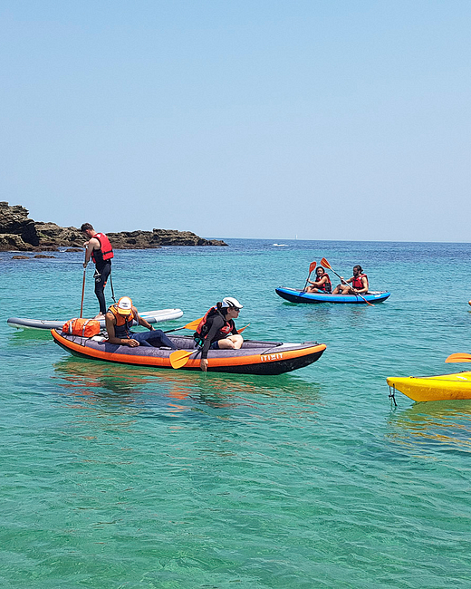 Camping Zelaia - Atlantic Pirogue - kayak ride