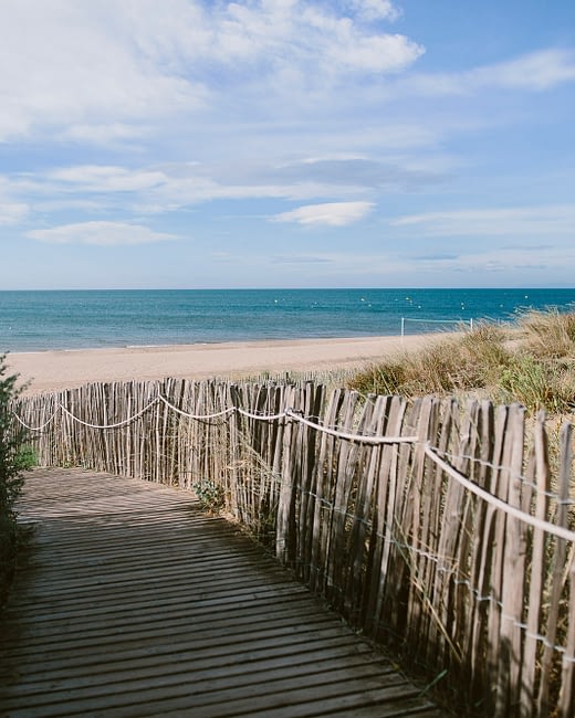 Camping Le Sérignan Plage Nature - Accès vers la plage naturiste