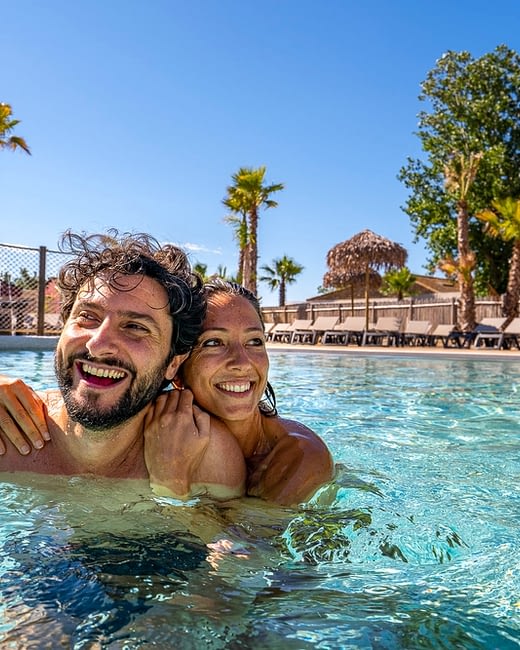 Camping Californie Plage - Waterpark - Buitenzwembad en zonneterras